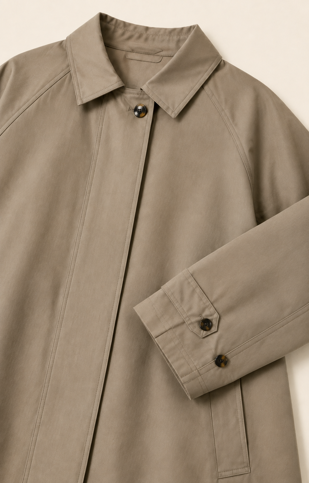 Stone Cotton Utility Storm Jacket