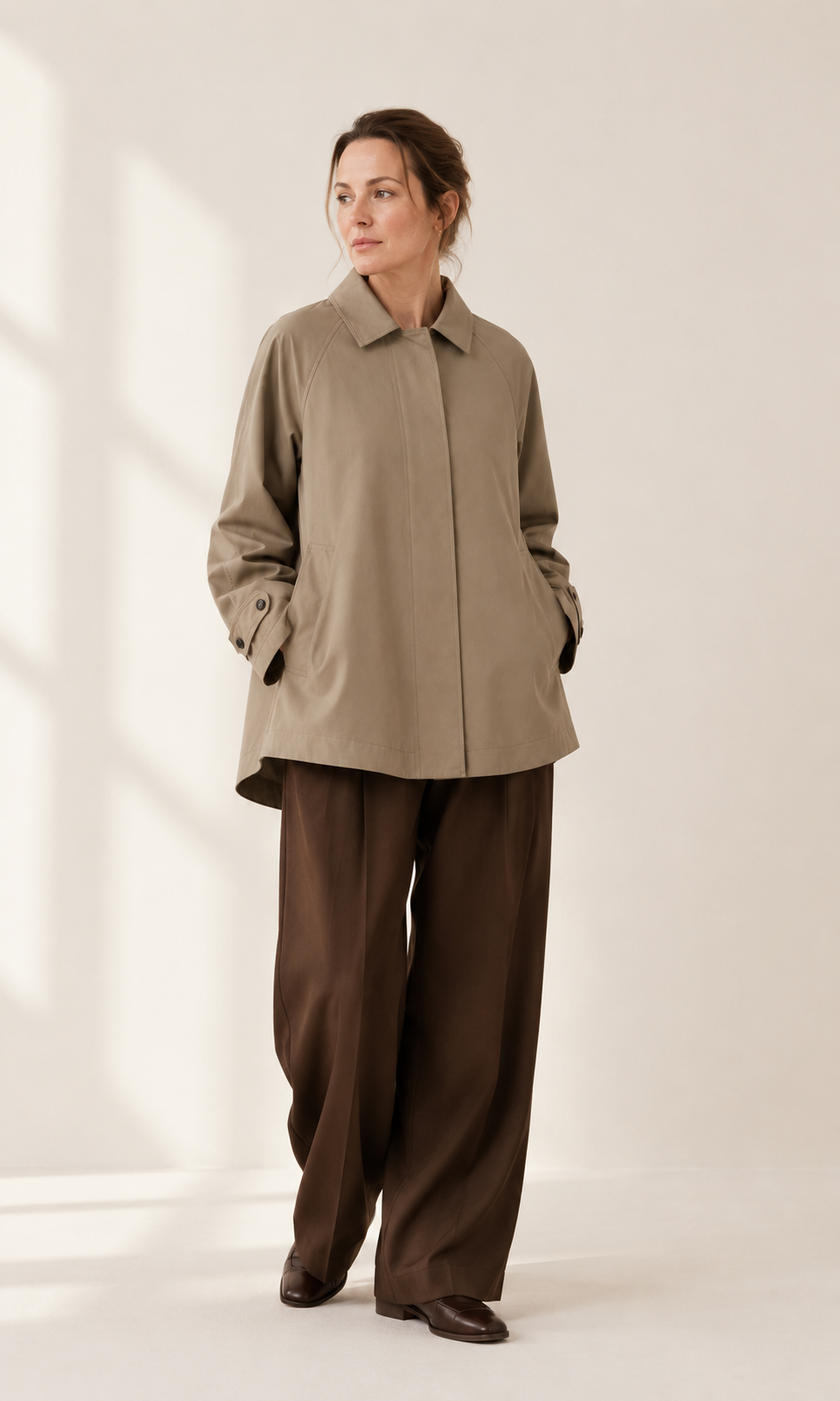 Stone Cotton Utility Storm Jacket